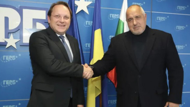 Лидерът на ГЕРБ Бойко Борисов проведе среща с еврокомисаря по