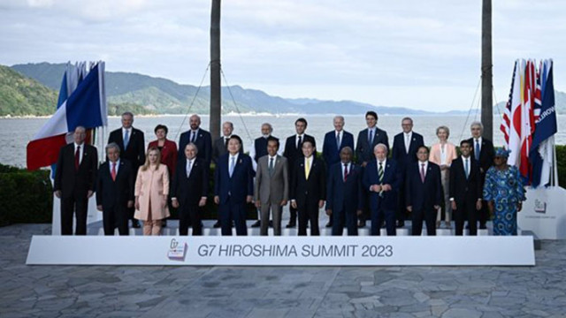 Макрон се срещна със Зеленски в кулоарите на срещата на върха на Г-7
