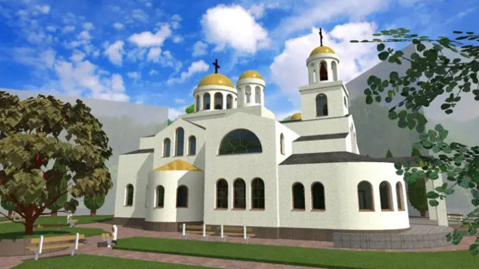 Строежът на православен храм Св. Серафим Софийски Чудотворец“ в жк