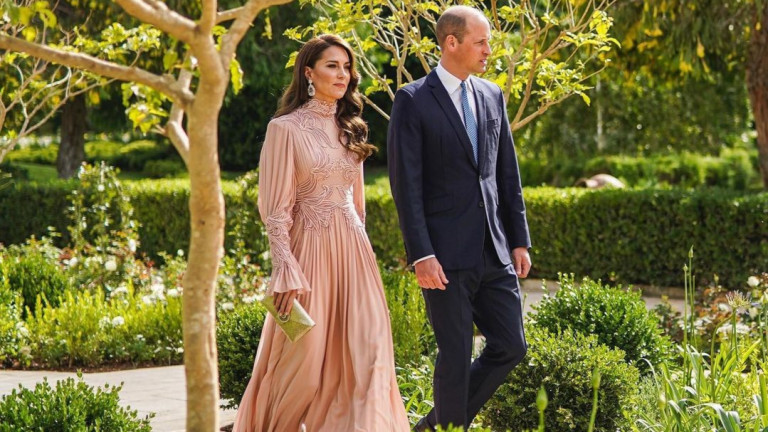 Кейт Мидълтън събра погледите на йорданската кралска сватба