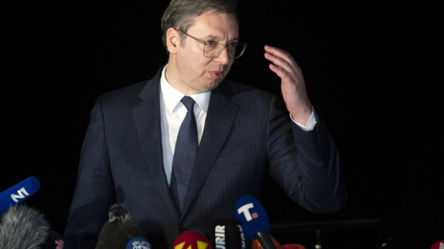 Сръбският президент Александър Вучич в петък заяви  че все още не