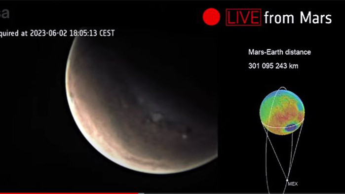 Европейската космическа агенция излъчи първото в историята пряко предаване от Марс (ВИДЕО)
