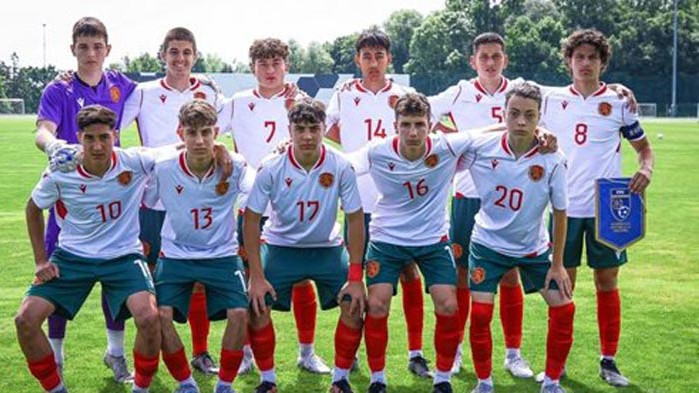 Юношеският национален отбор на България до 15 г. постигна втора