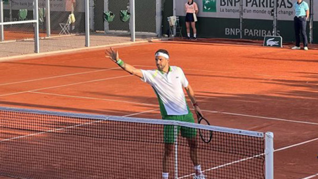 Най добрият български тенисист Григор Димитров се изкачи с три места