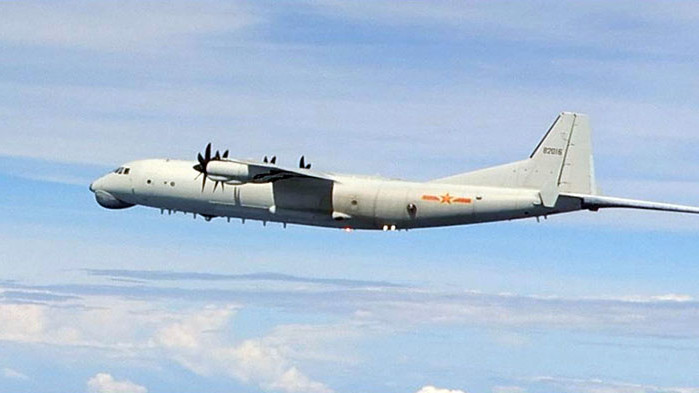 Китай разположи разузнавателен самолет над тихоокеанските води източно от Тайван миналата седмица,