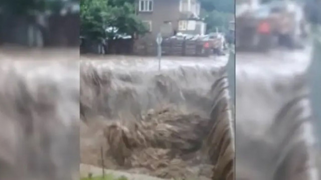Наводнения в Софийско: Отнесена е стена на къща в Желява