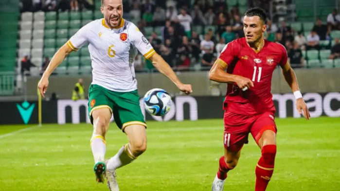 Българският национален отбор по футбол изпусна в 96-ата минута първата