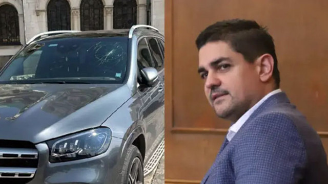 Независимият вече депутат Радостин Василев отново гази закона като шофира