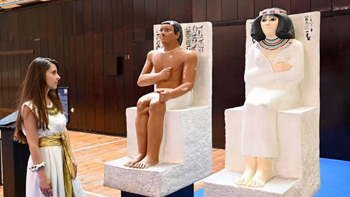 Богата изложба с над 100 предмета, свързани с египетската история,