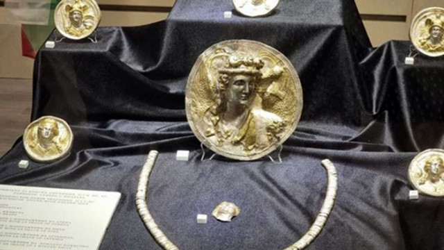 Тракийското съкровище от с. Равногор експонирано в музея в Пазарджик