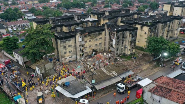 Жилищна сграда се срути в Бразилия, най-малко 8 са загинали