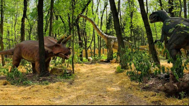 Дино парк с над 30 макета на динозаври отворя врати в Албена