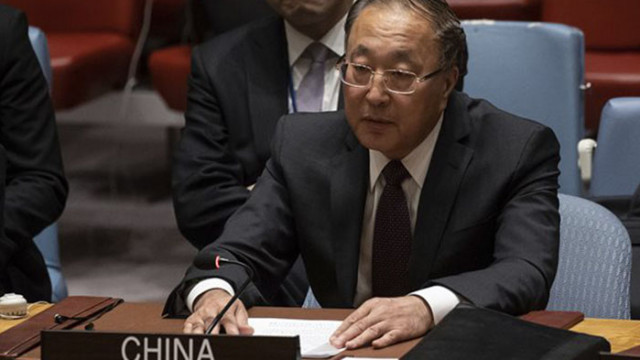 На 13 юли постоянният представител на Китай в ООН Джан