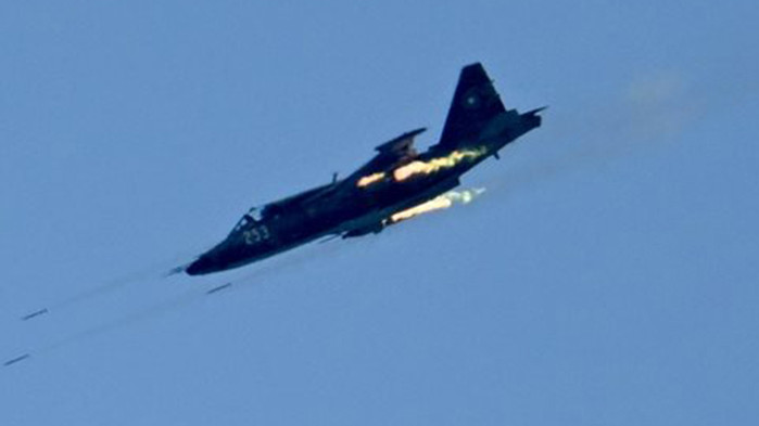 Пилотът на самолета Су-25, паднал днес в акваторията на Азовско