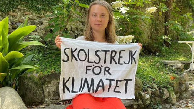 Екоактивистката Грета Тунберг бе глобена за неподчинение на полицейско нареждане