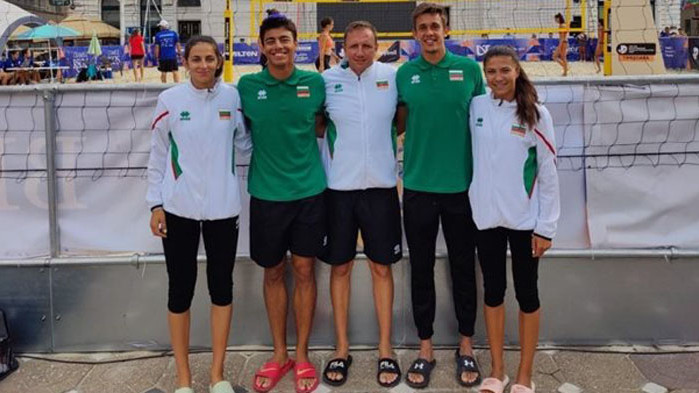 България започна с победа eвропейското по плажен волейбол под 22 г.