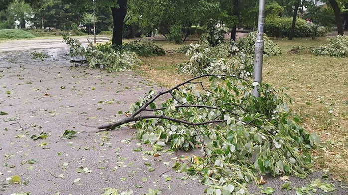 Буря удари Търговище (ВИДЕО)