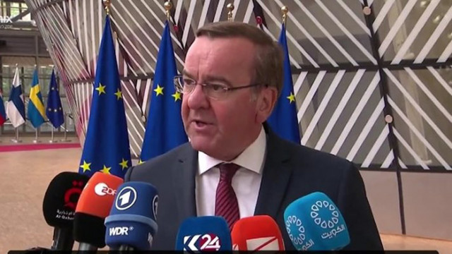 Германският министър на отбраната Борис Писториус заяви че няма опасност