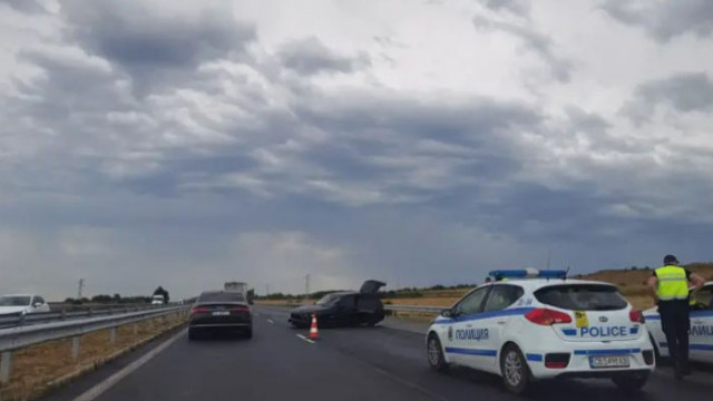 Катастрофа на АМ „Тракия“ направи тапа при км. 241 в посока Бургас