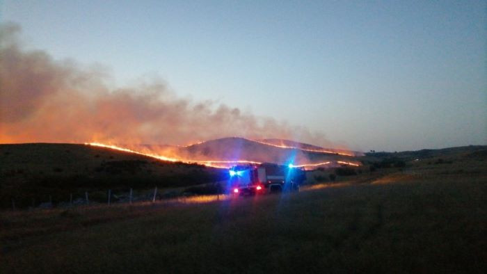 Големият пожар в Бургаско е локализиран. Няма информация за пострадали