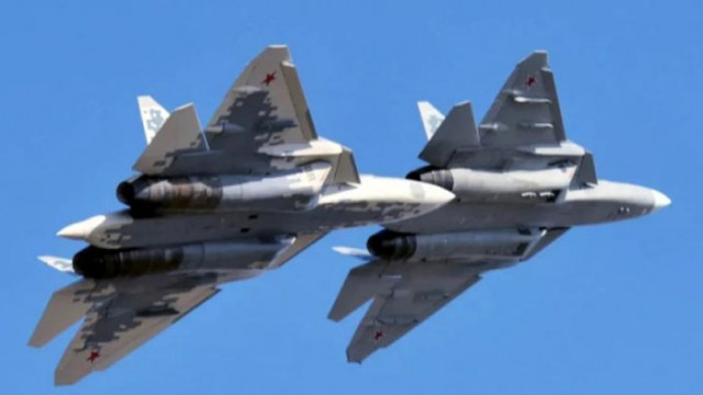 Изтребителите пето поколение Су-57 показват ниска видимост за радарите и отлично поразяване