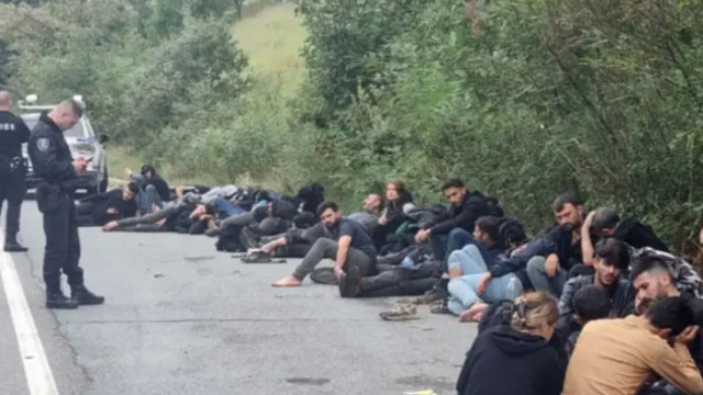 Група мигранти са хванати на входа на София в района