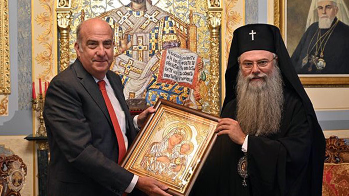 Пловдивският митрополит Николай прие посланика на Съединените американски щати в