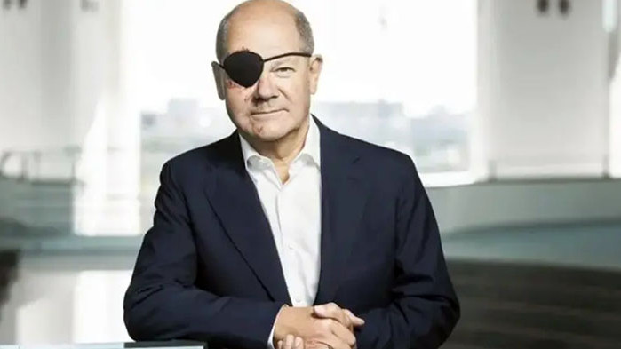 Германският канцлер Олаф Шолц е паднал в събота по време