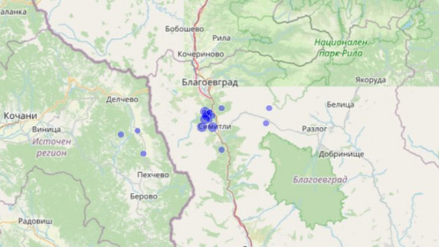 Земетресение през нощта стресна жители на Благоевград които живеят по