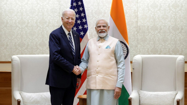Президентът на САЩ Джо Байдън беше посрещнат топло от индийския премиер