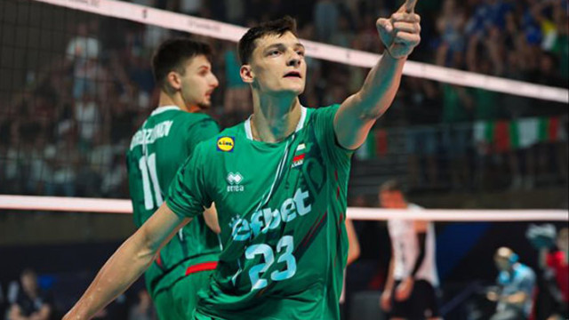 Младата звезда на българския волейбол Александър Николов не скри силните си емоции