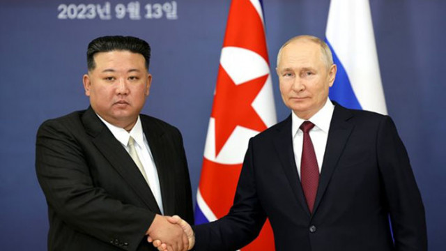 Ким подкрепя Путин във войната срещу злото, 5 часа гледа ракети в Русия (ВИДЕО)