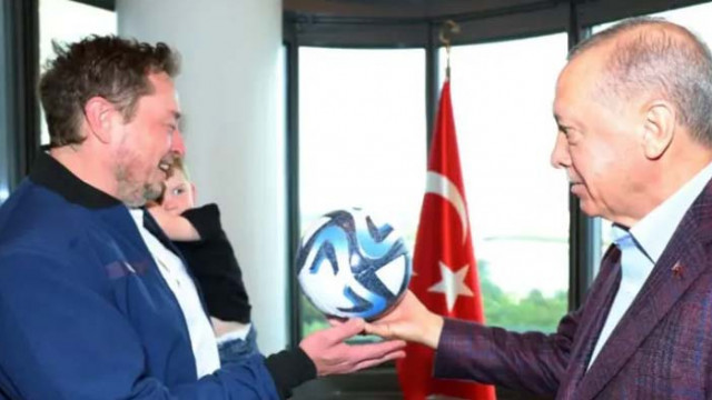 Президентът на Турция Реджеп Ердоган прие Илон Мъск в хотел