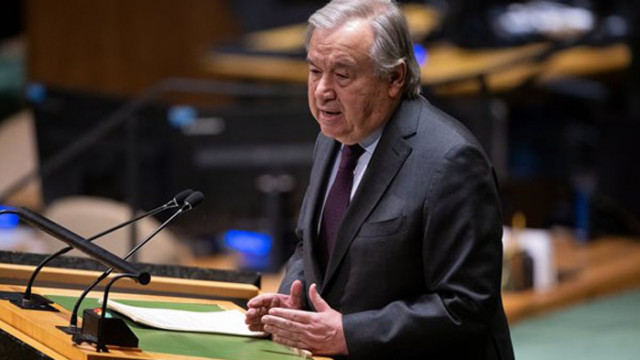 Генералният секретар на ООН Антониу Гутериш е в постоянен контакт
