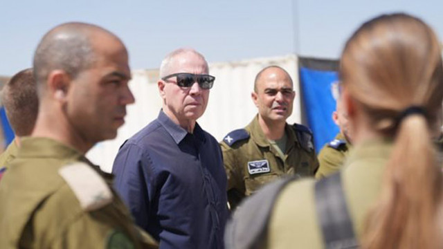 Министърът на отбраната на Израел Йоав Галант каза в неделя