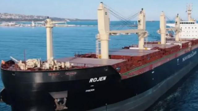 Българският кораб "Рожен", който беше блокиран в Израел, акостира във Варна