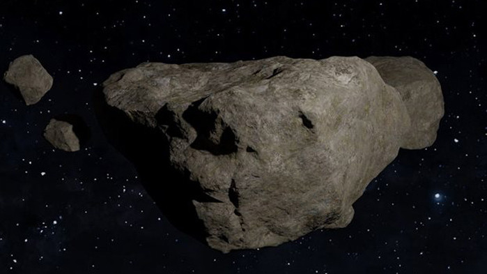Малкият астероид, посетен тази седмица от космическия апарат Луси на
