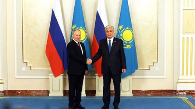 Руският президент Владимир Путин пристигна днес в Казахстан на посещение