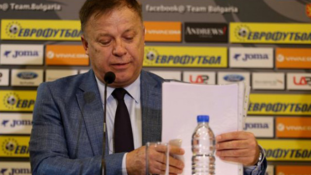 Изпълнителният директор на Българския футболен съюз Борислав Попов взе отношение