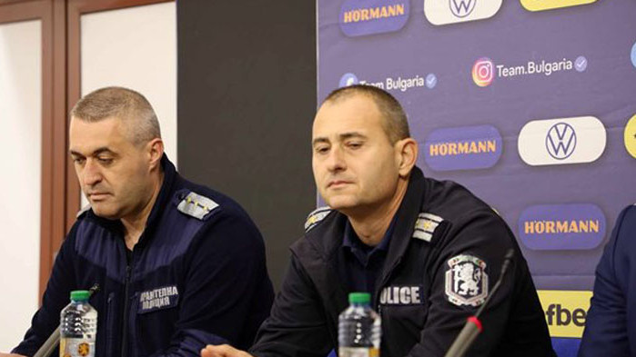 1600 полицаи ще охраняват мача България - Унгария в четвъртък