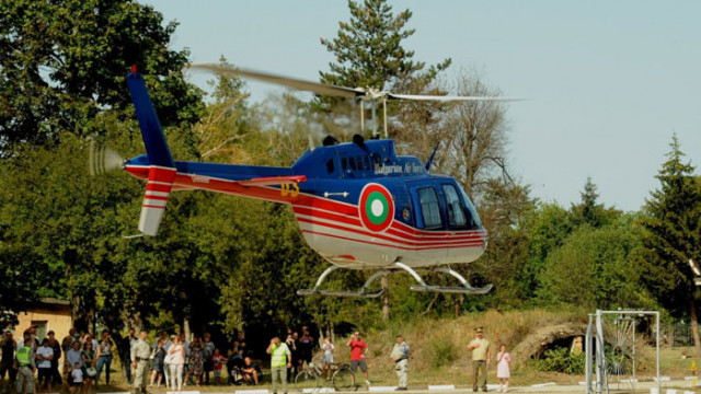 Първата хеликоптерна площадка за спешна медицинска помощ беше изпробвана официално днес Тя