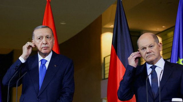 Шолц на пресконференция с Ердоган: Правото на Израел да се защитава не може да се поставя под въпрос