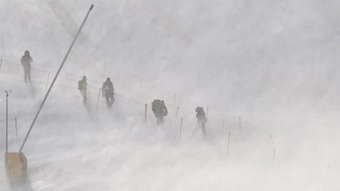 Нов провал на трансграничното спускане в ските, сега заради вятър