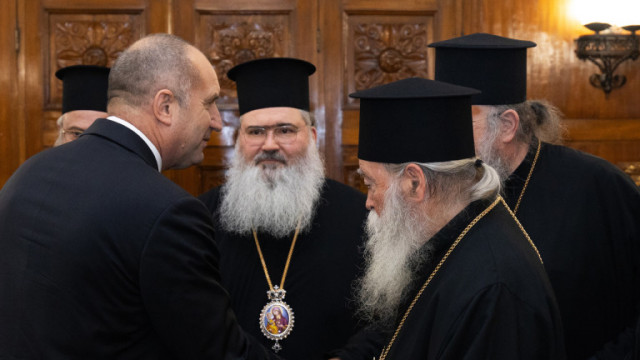 Държавният глава Румен Радев и Светият Синод на Българската православна