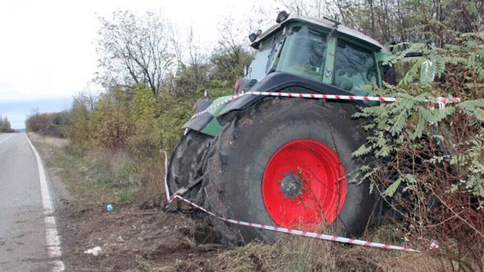 Зърнопроизводител загина в катастрофа с трактор