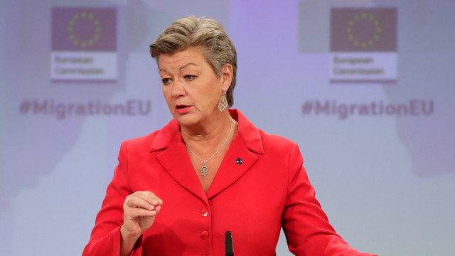 Комисарят на Европейската комисия ЕК по вътрешните работи Илва Йохансон заяви