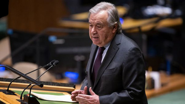 Генералният секретар на ООН призова за поетапен отказ от изкопаемите горива