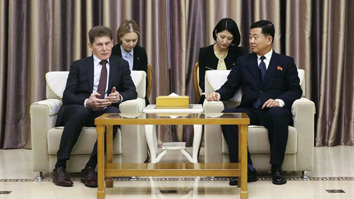 Руска делегация е пристигнала днес в Северна Корея, предаде Йонхап,