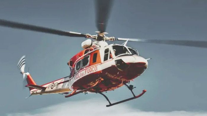 Първият хеликоптер, произведен за системата ХЕМС (от Helicopter Emergency Medical