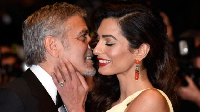 Джордж Клуни признава, че е щастлив да има до себе си жена с "класи" над самия него